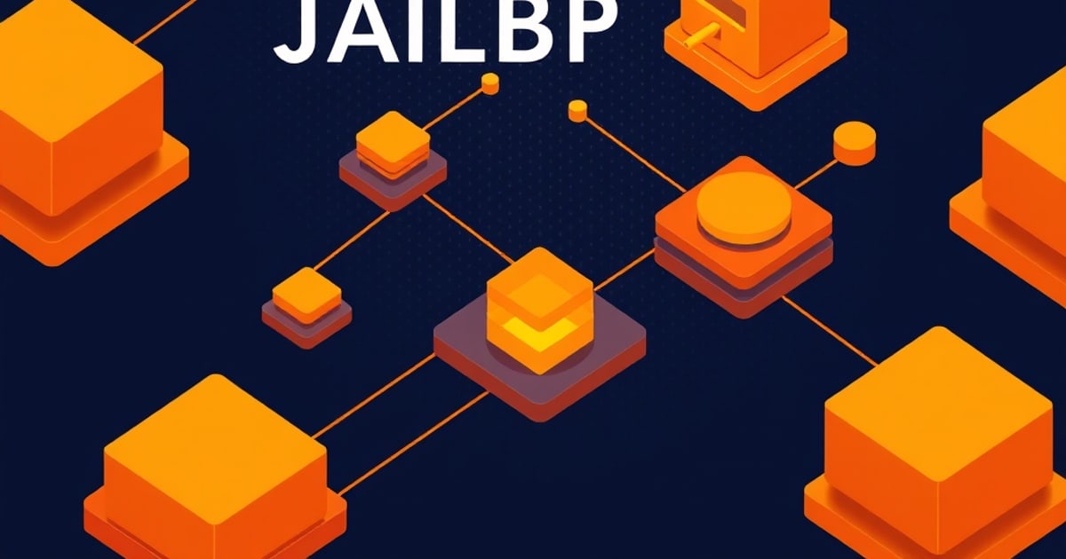 Isometric library catalog with indexed jailbreak technique cards organized by attack surface